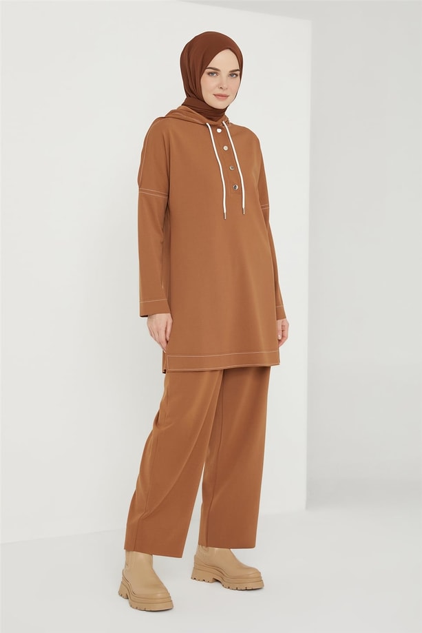 Armine Takım 21KD4419 Taba