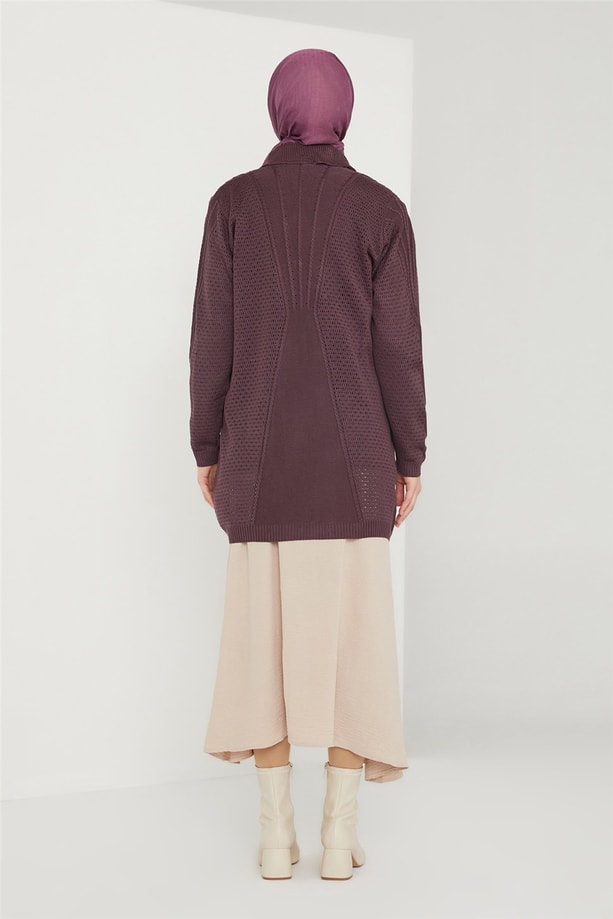Armine Hırka 21KD9005 Mürdüm