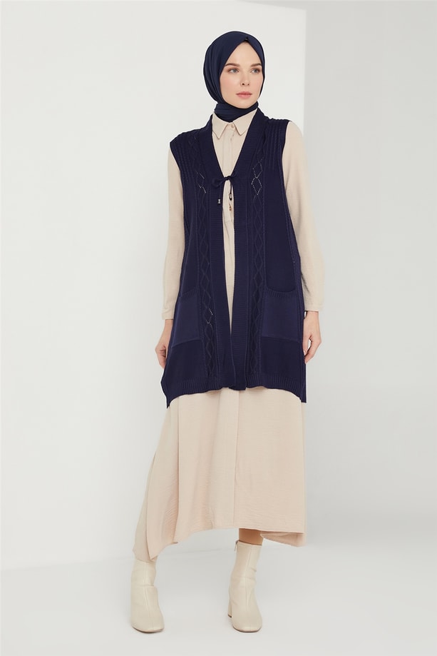 Armine Yelek 21KD9006 Lacivert