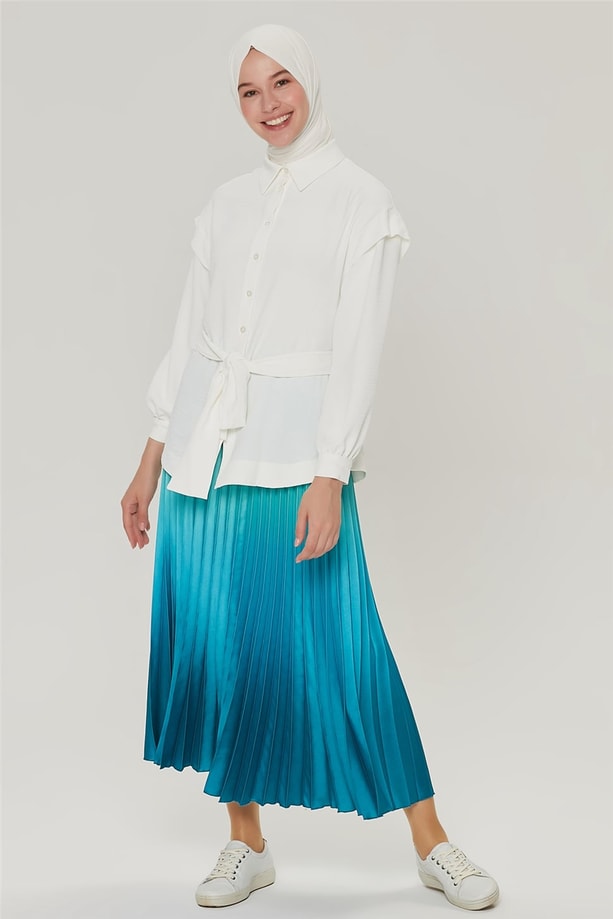 Armine Plisoley Etek 21Y1064 Aqua