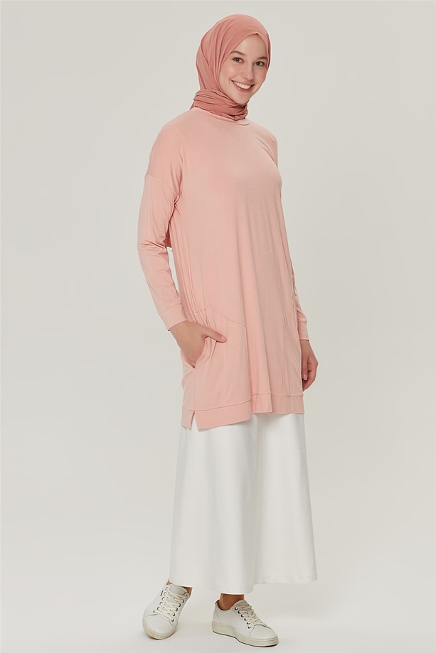 Armine Tunik 21YD2000 Pudra