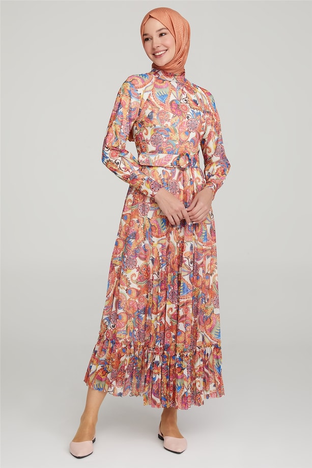 Armine Elbise 21YD2501 Mercan