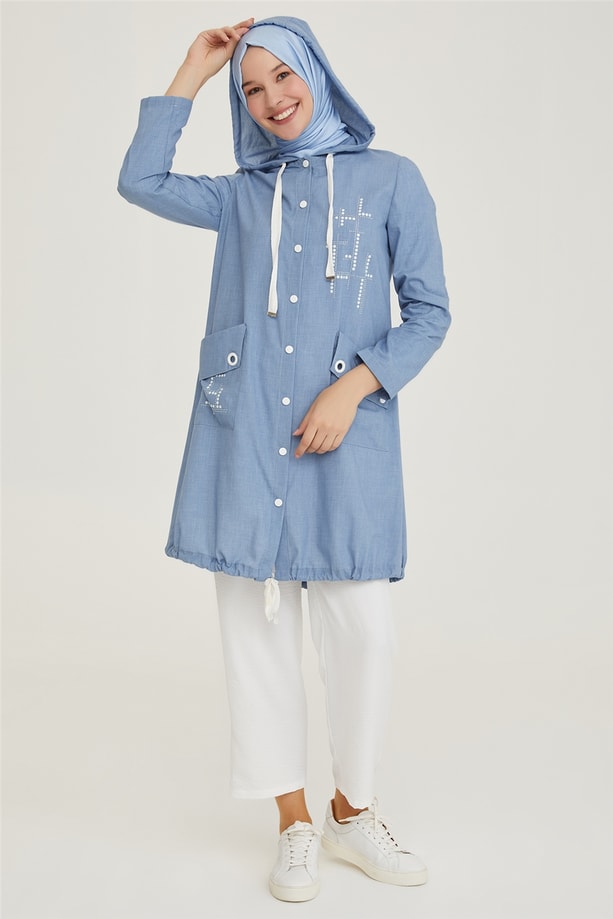 Armine Tunik 21YD3300 Mavi