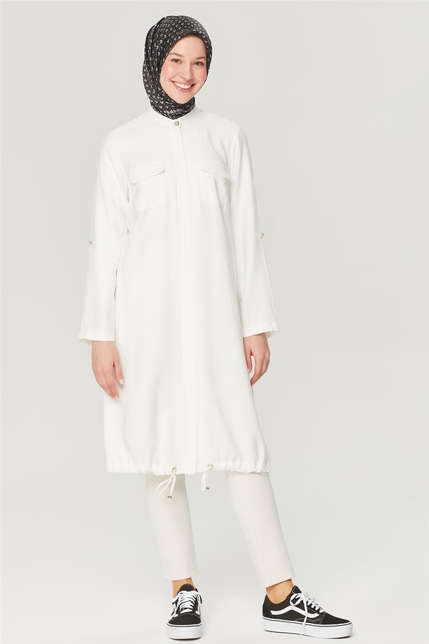 Armine Cepli Spor Tunik 21Y4359 Ekru