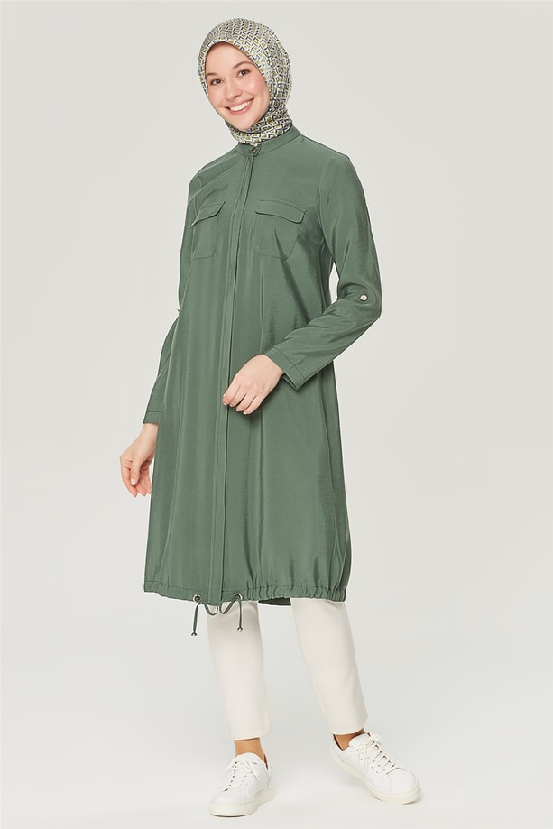 Armine Cepli Spor Tunik 21Y4359 Zümrüt