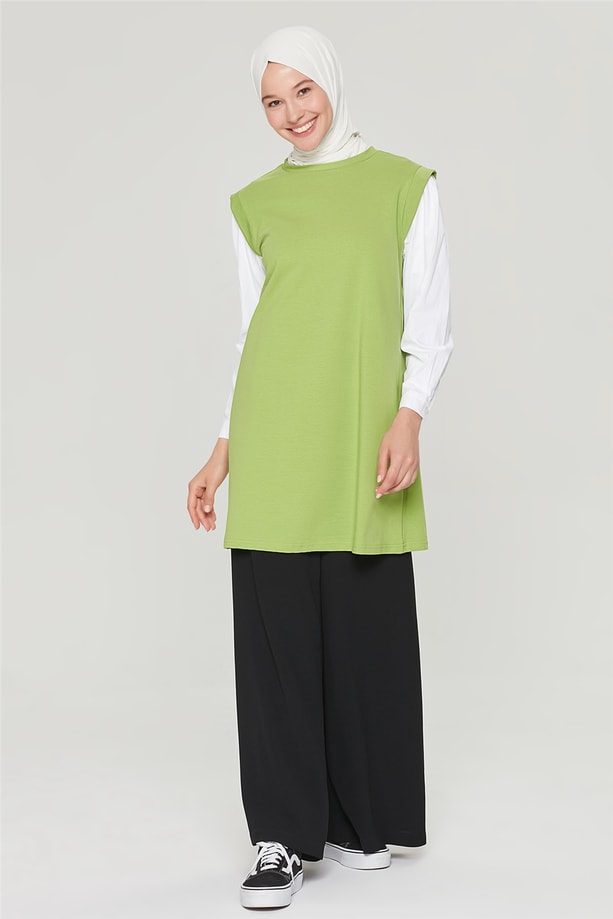 Armine Tunik 21YD4370 Fıstık Yeşil