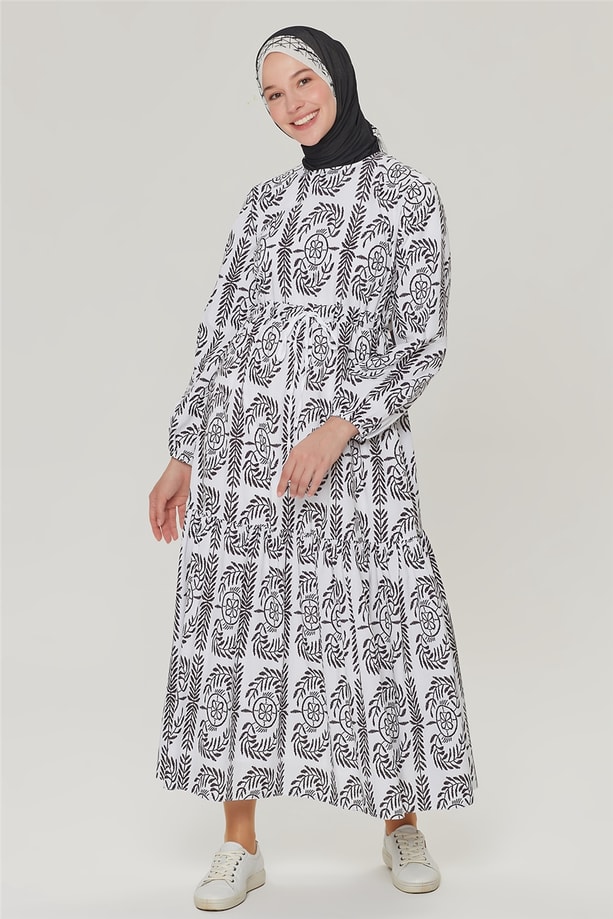 Armine Elbise 21YD8304 Siyah