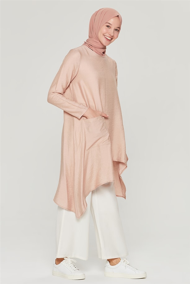 Armine Tunik 20Kaac42 Koyu  Bej