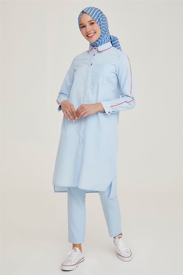 Armine Tunik 21YH416 Mavi