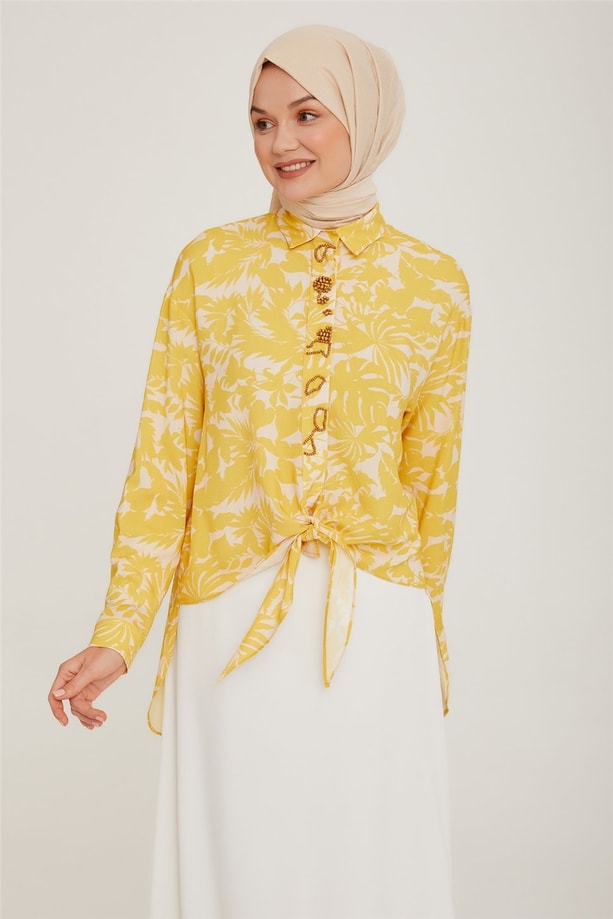 Armine Gömlek 22K3127 Zencefil