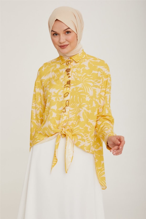 Armine Gömlek 22K3127 Zencefil