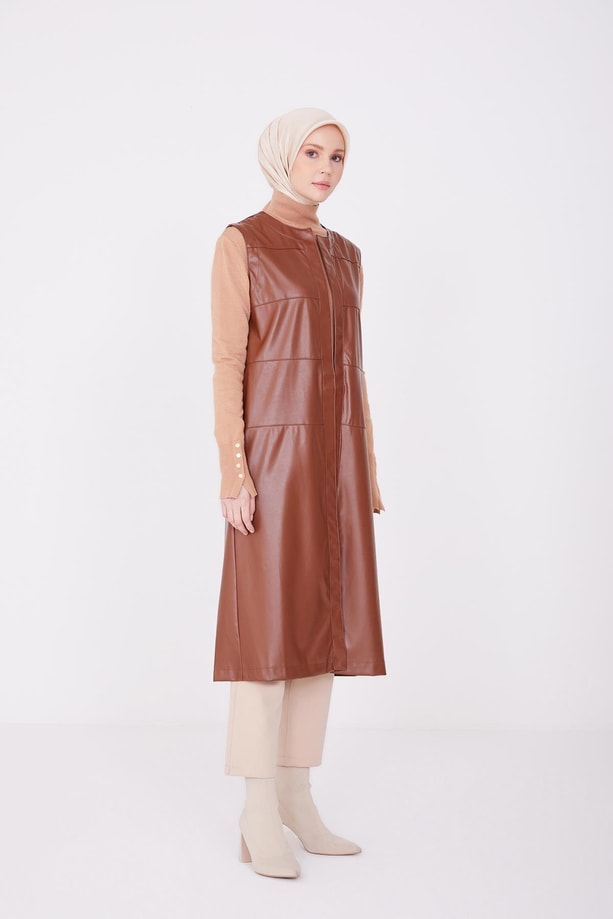 Armine Yelek 22Kd3303 Taba