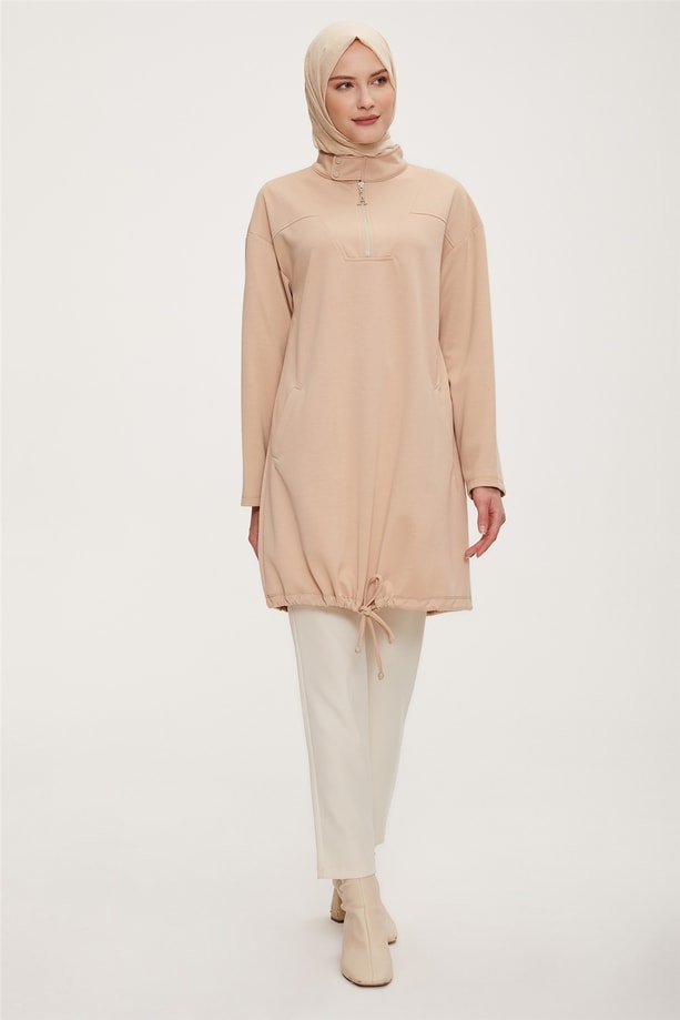 22K4130 Armine Tunik Bej