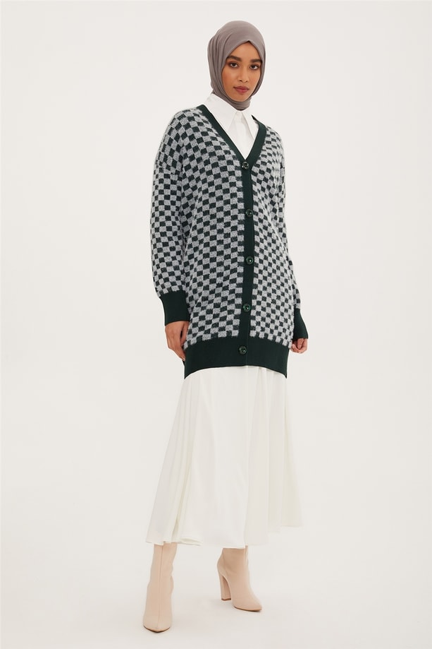 Armine Hırka 22KD4207 Yeşil