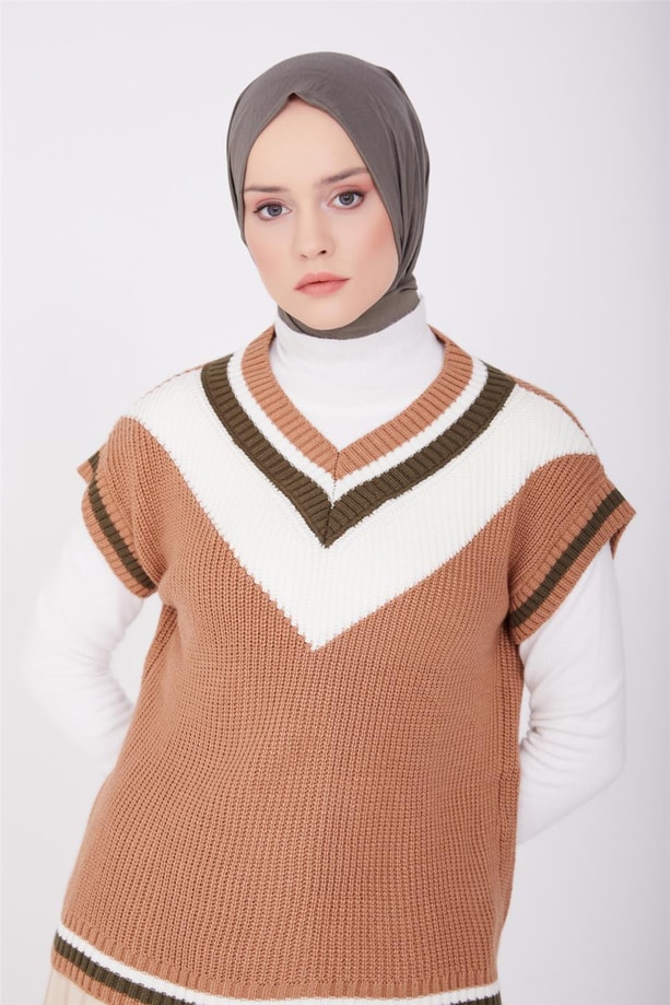 Armine Süveter 22Kd4212 Bisküvi