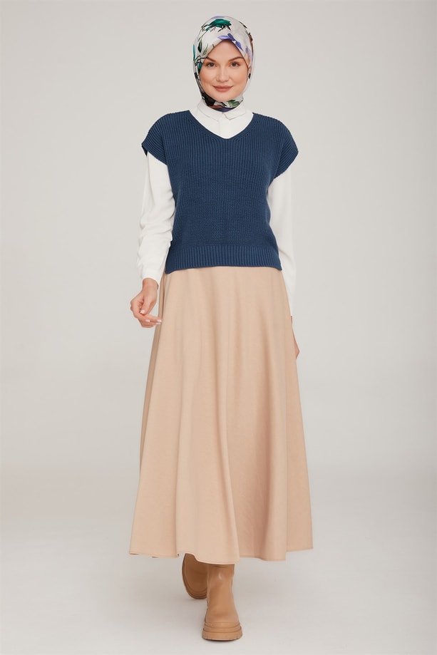 Armine Süveter 22KD4213 İndigo