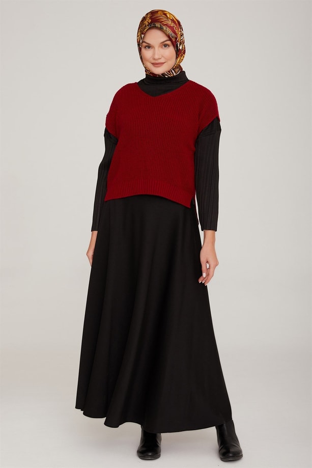 Armine Süveter 22Kd4213 Kırmızı