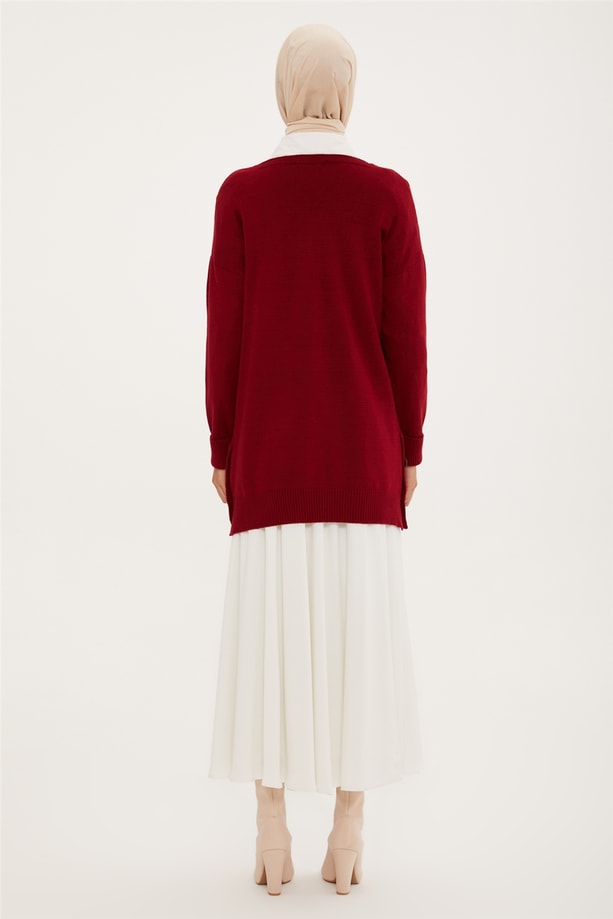 Armine Tunik 22KD4219 Bordo