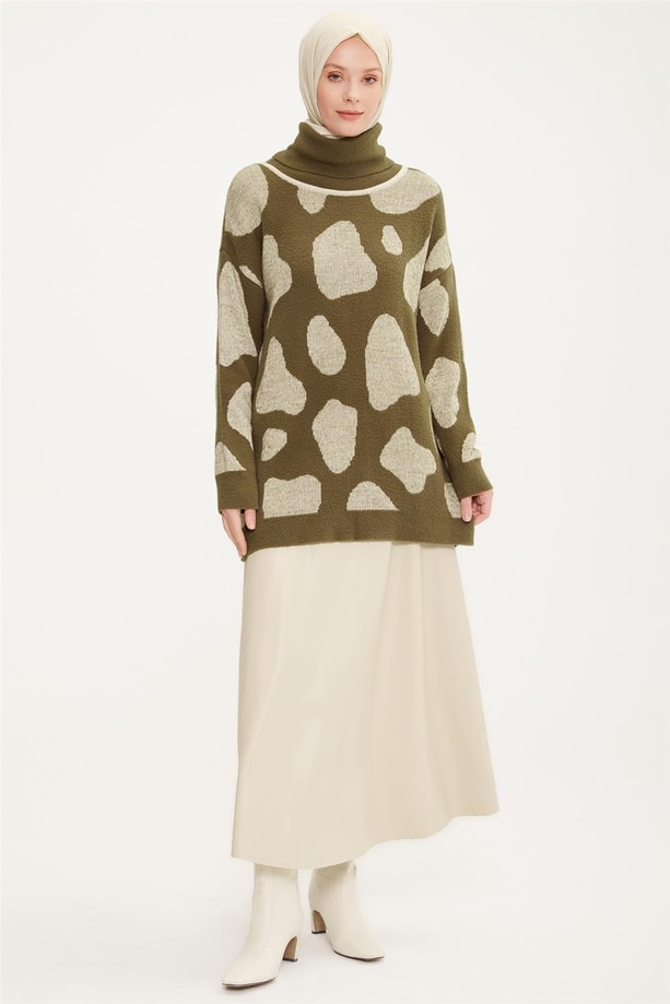 Armine Tunik 22KF4259 Haki
