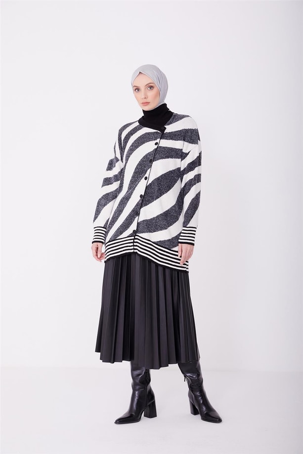 Armine Hırka 22Kf4261 Siyah