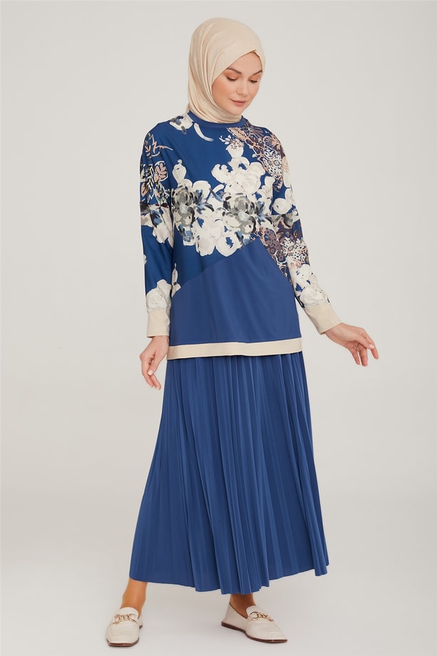 Armine Takım 22YD4427 İndigo
