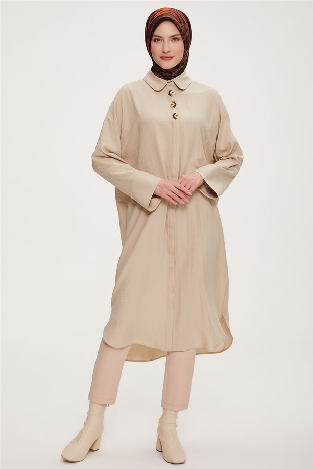 Armine Tunik 22K4834 Vanilya