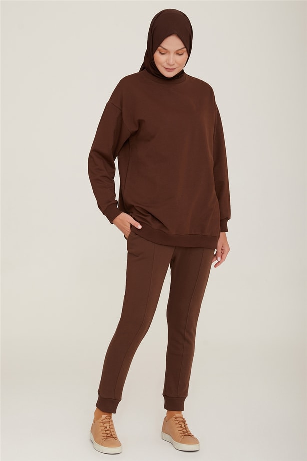 Armine Pantolon 22YD7513 Kahverengi