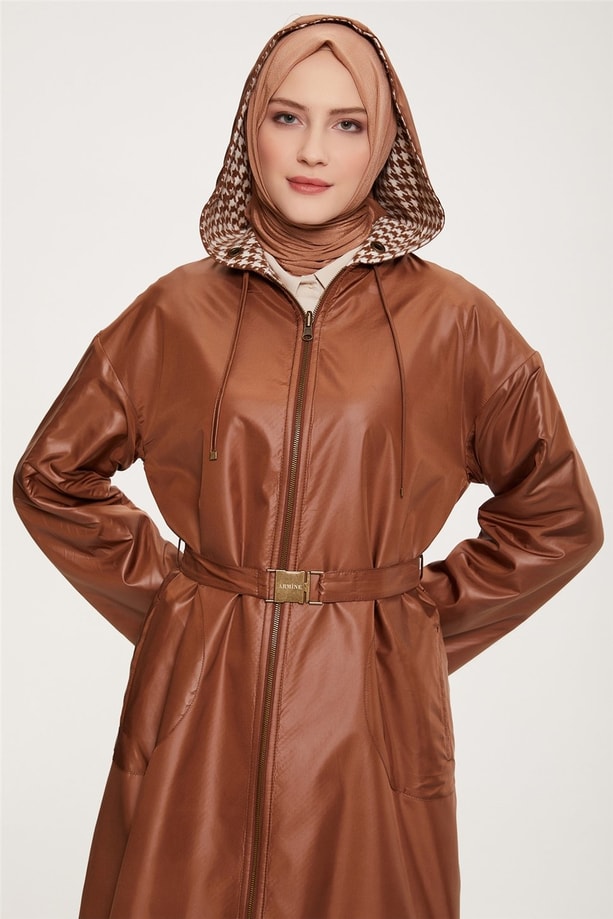 Armine Çift Taraflı Giyilebilen Kaban 22K7809 Camel