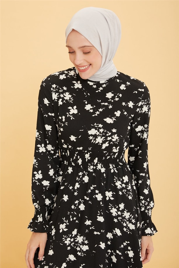 Armine Elbise 22YD2521 Siyah