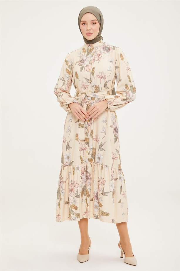 Armine Elbise 22YD3101 Camel