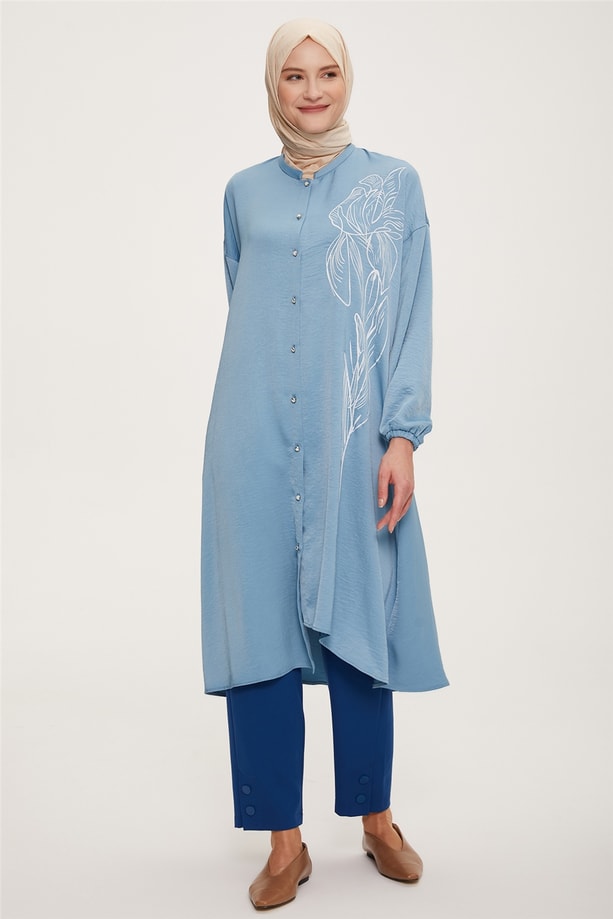 Armine Tunik 22YD3241 İndigo