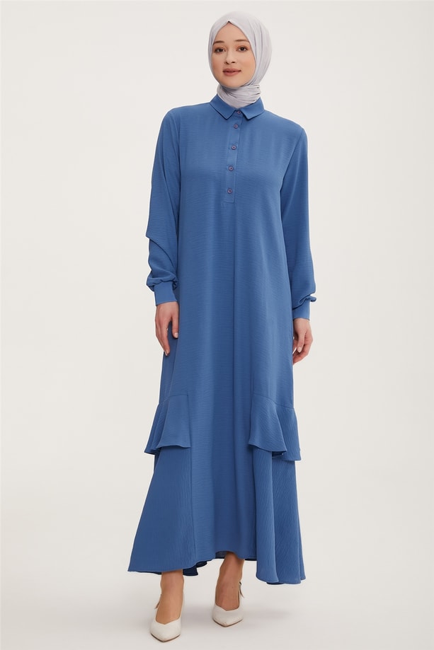 Armine Elbise 22YD4200 İndigo