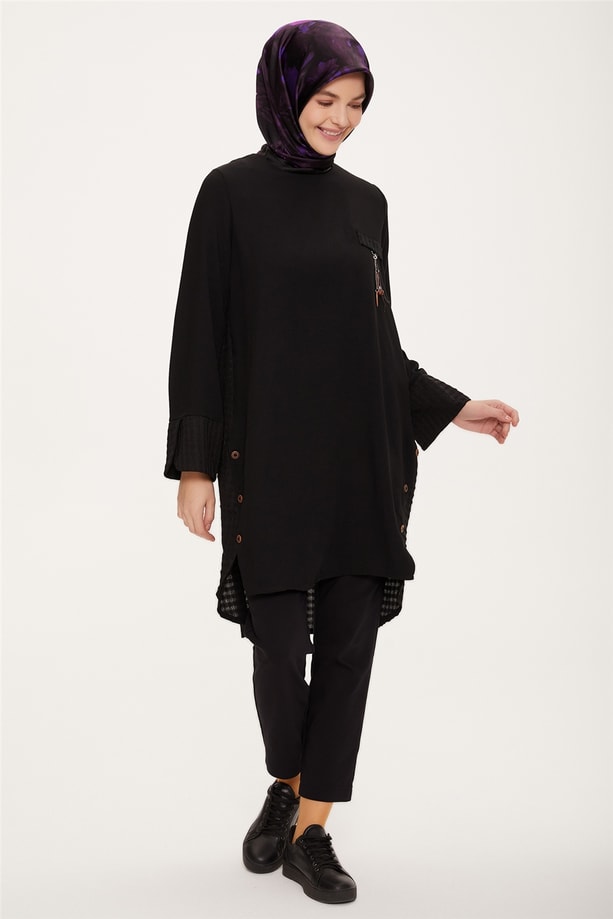 Armine Tunik 22YD4315 Siyah