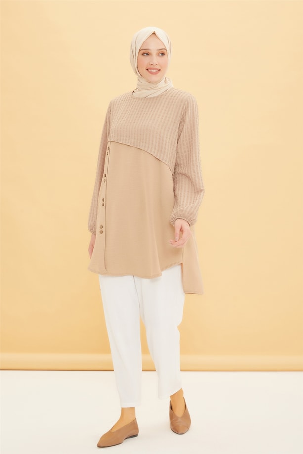 Armine Tunik 22YD4327 Bej