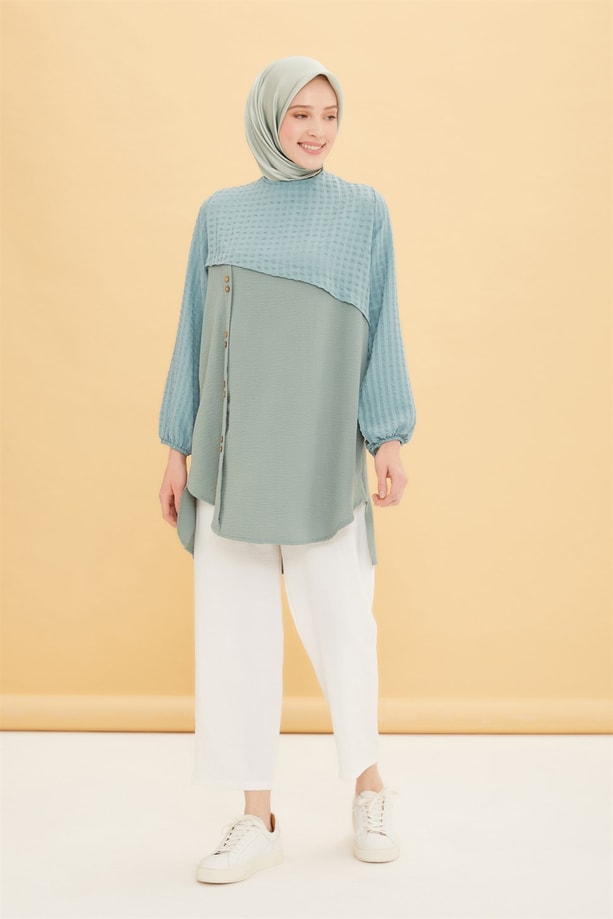 Armine Tunik 22YD4327 Çağla