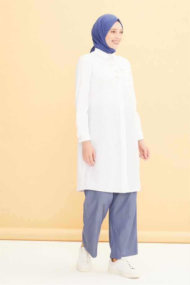 Armine Trend Tunik 22YT433 Ekru