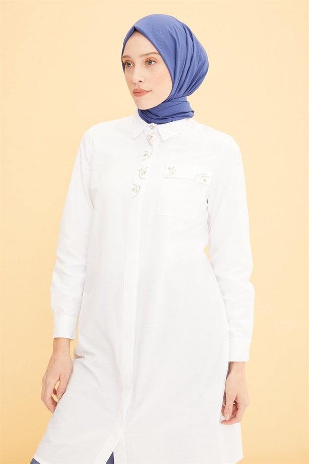 Armine Trend Tunik 22YT433 Ekru