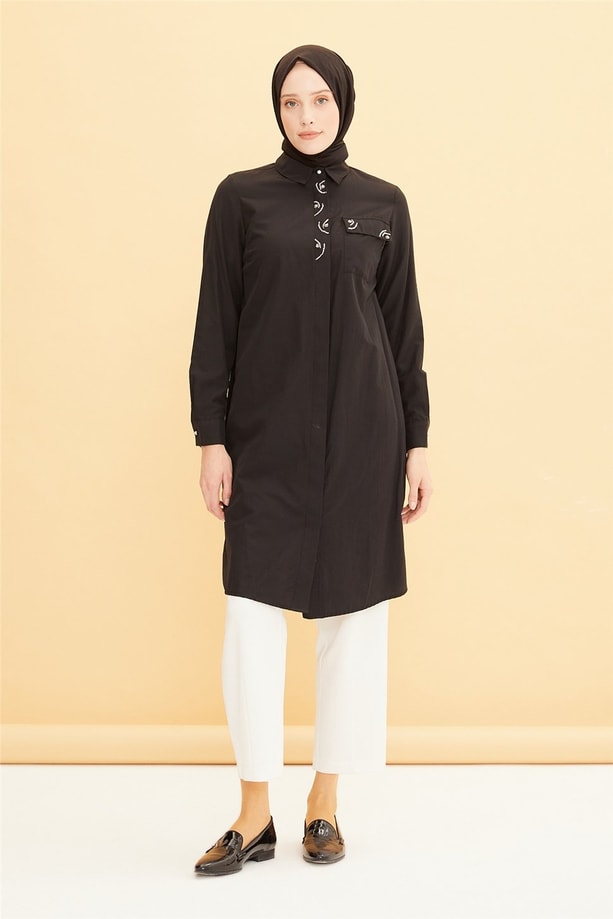 Armine Trend Tunik 22YT433 Siyah