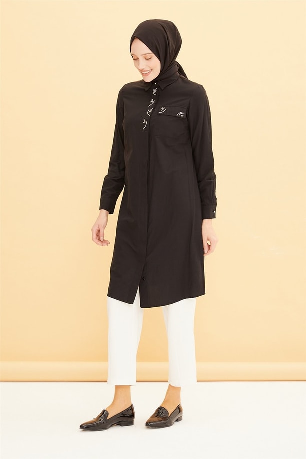 Armine Trend Tunik 22YT433 Siyah