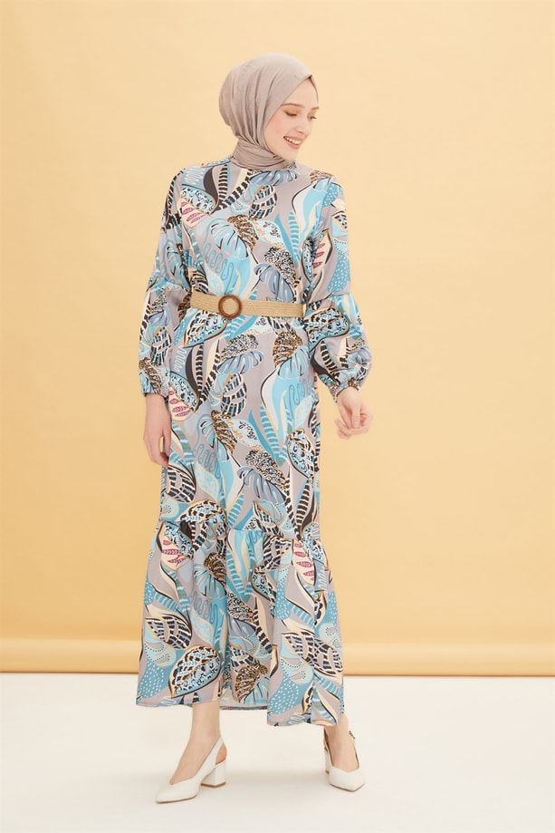 Armine Elbise 22YD4332 Aqua