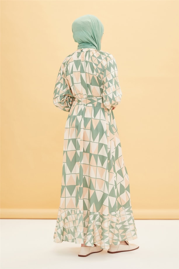 Armine Elbise 22YD4406 Yeşil