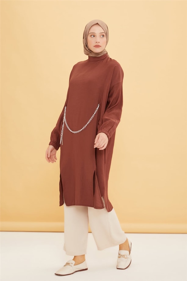 Armine Trend Tunik 22YT492 Kahverengi