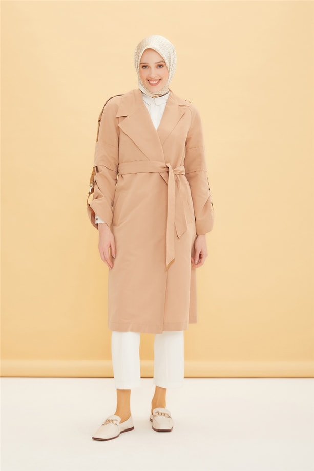 Armine Kolu Deri Kemerli Giy Çık 22Y5709 Camel