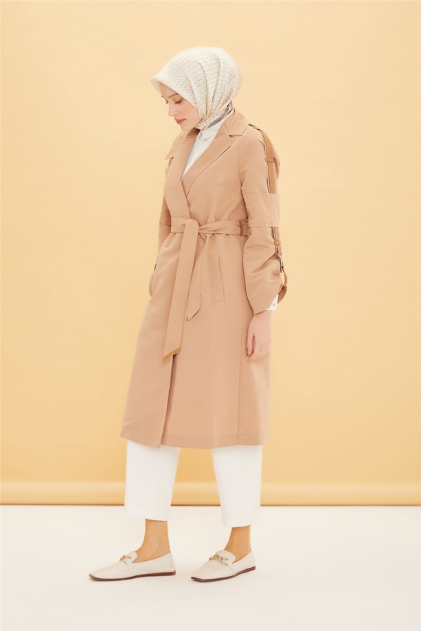 Armine Kolu Deri Kemerli Giy Çık 22Y5709 Camel