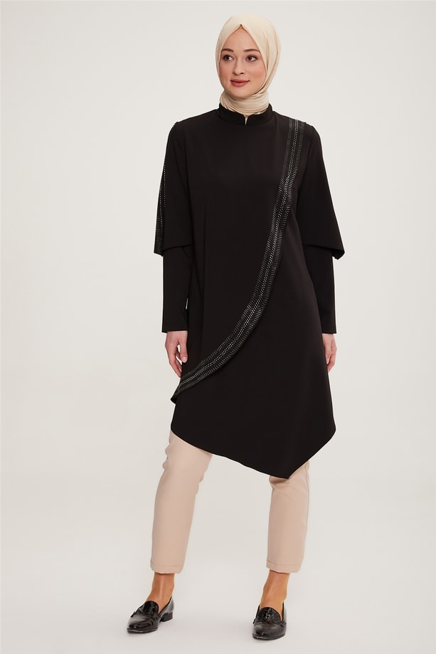 Armine Tunik 22YD6301 Siyah