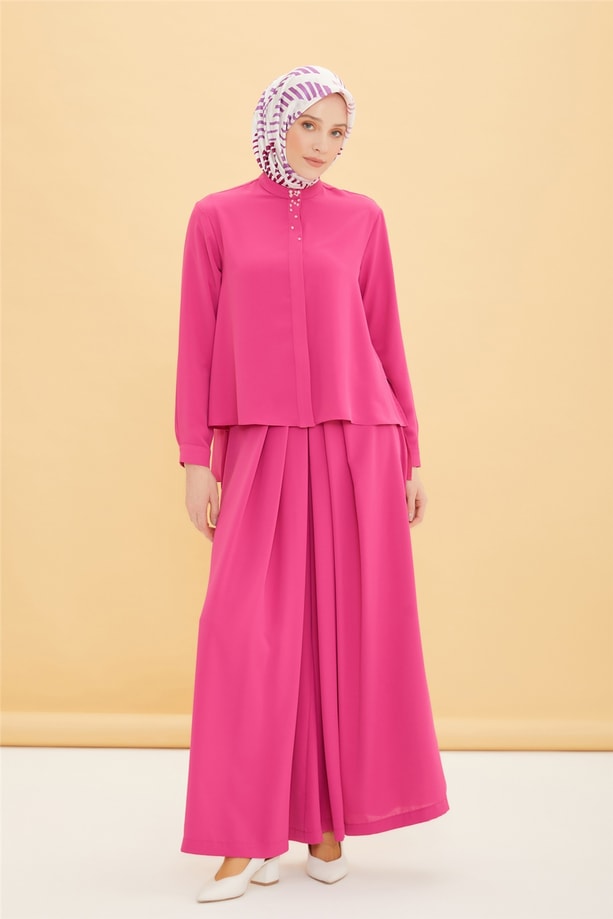 Armine Pantolon Etekli Takım 22Y6409 Orkide