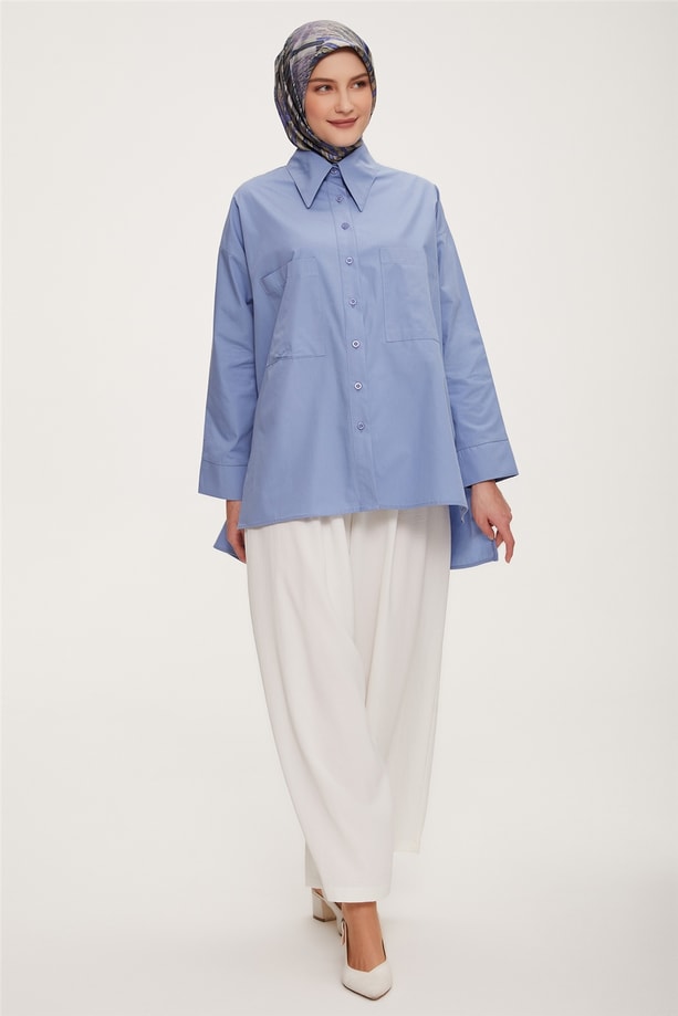 Armine Tunik 22YD7520 İndigo