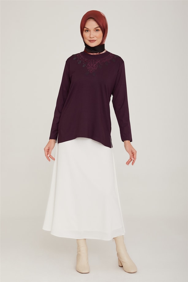 Armine Penye 22YD9005 Mürdüm