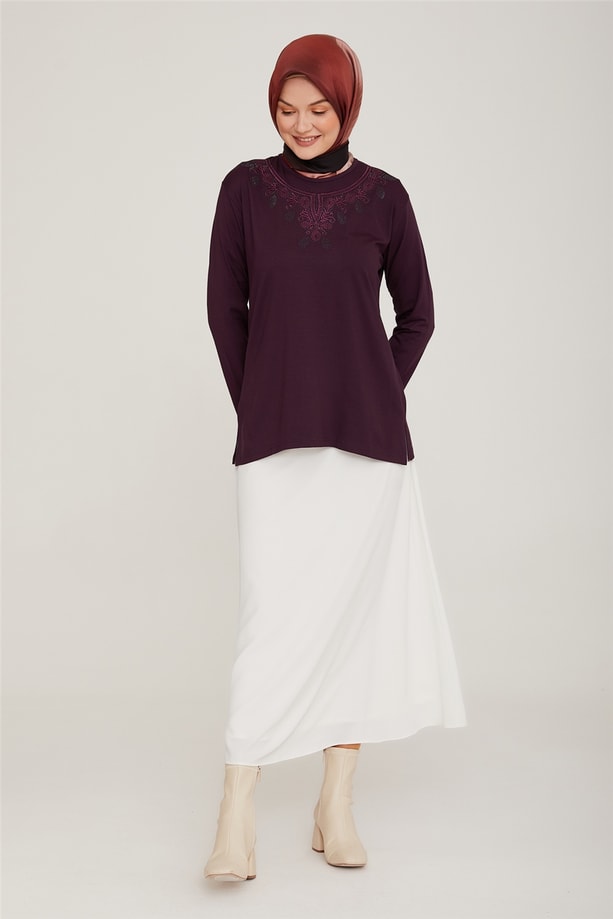 Armine Penye 22YD9005 Mürdüm
