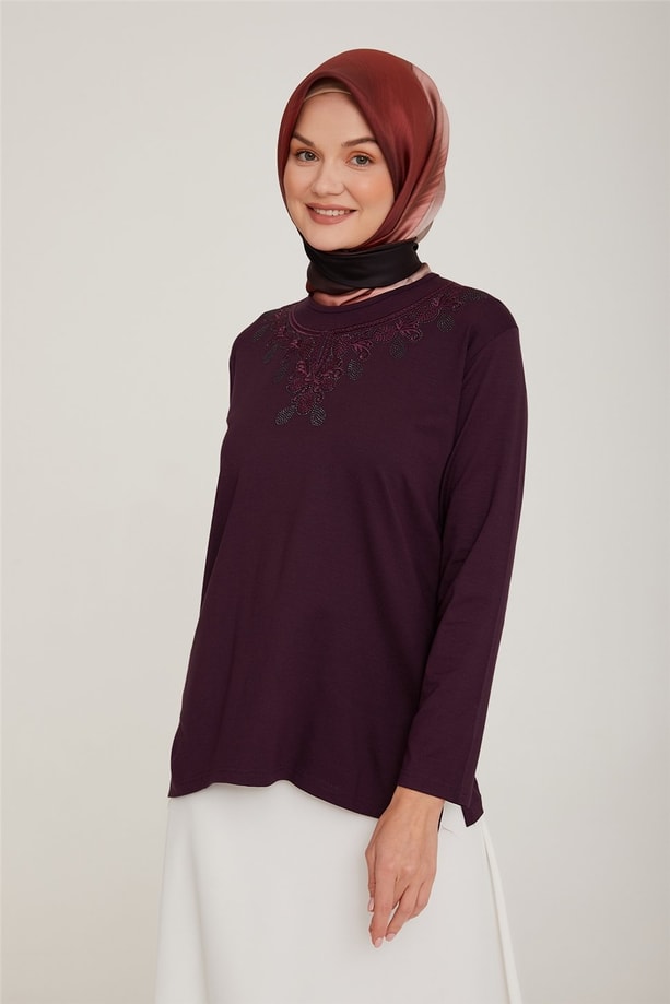 Armine Penye 22YD9005 Mürdüm